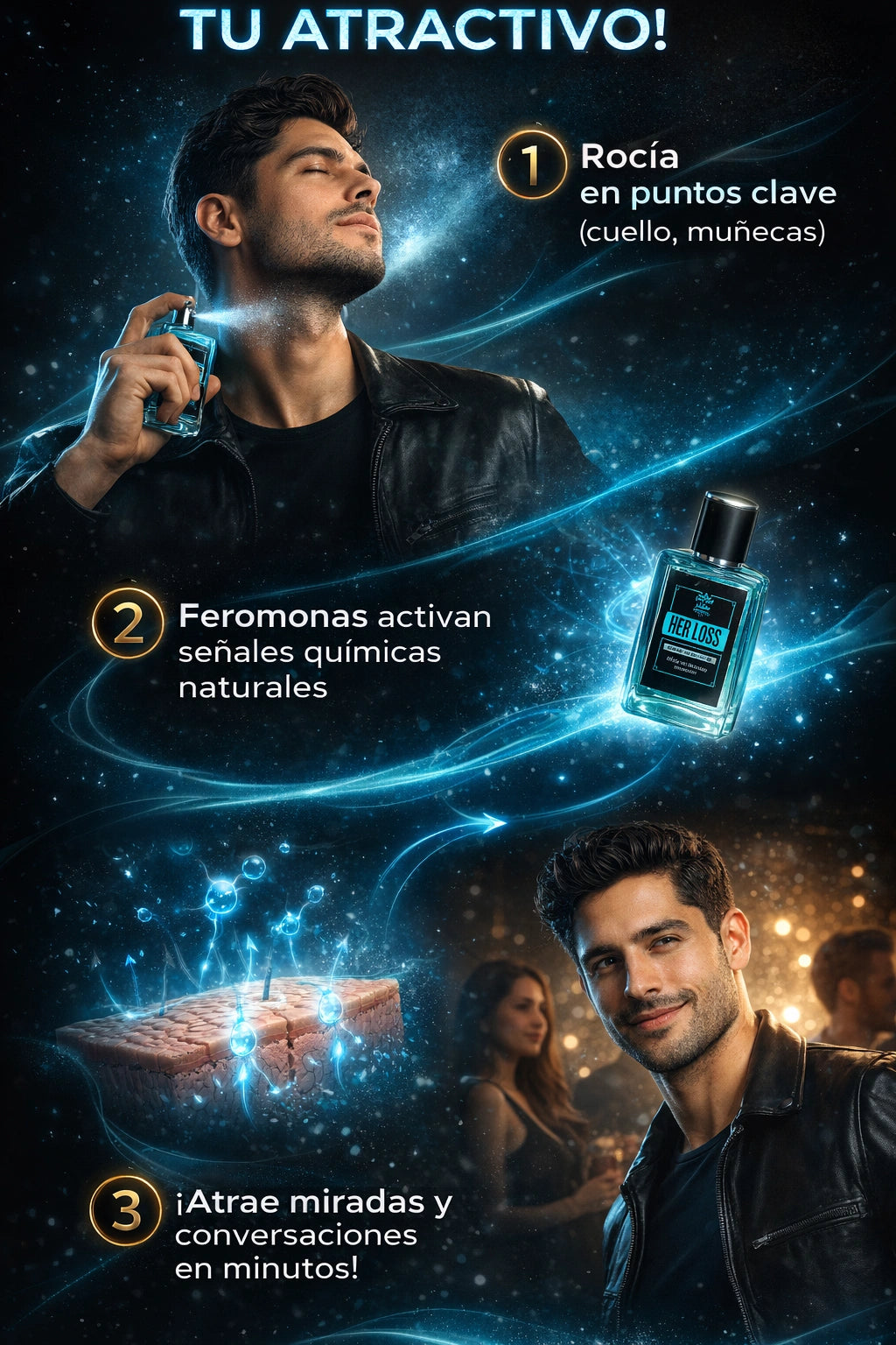 HER LOSS Colonia de feromonas para hombres