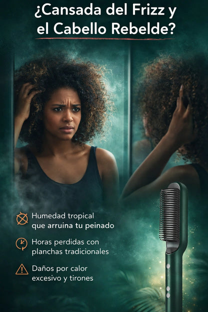 Cepillo Alisador de Cabello - Evita el Frizz ten un Cabello Suave!