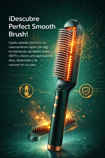 Cepillo Alisador de Cabello - Evita el Frizz ten un Cabello Suave!